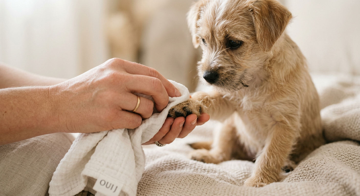 산책의 시작과 끝, 발바닥 사이사이 꼼꼼한 세정법