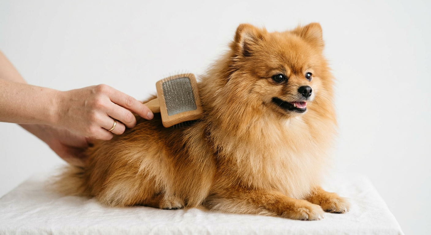 털 속에 숨은 오염물질을 털어내는 브러싱 노하우